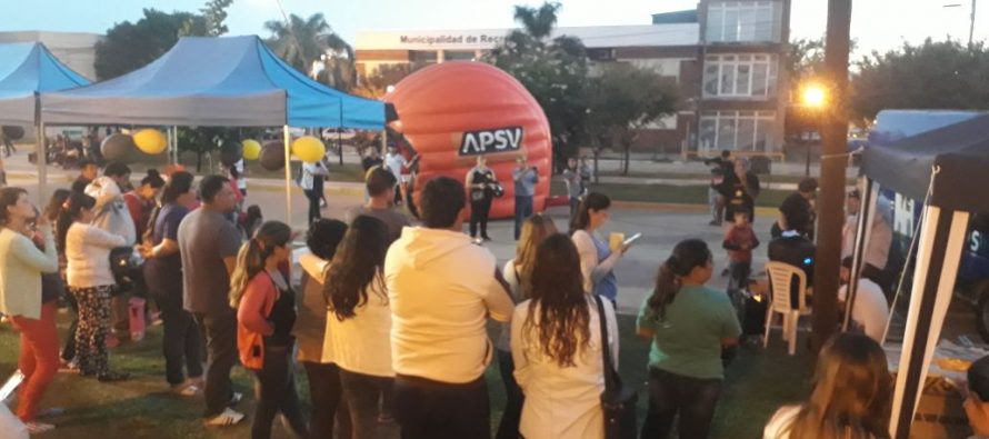 Exitosa actividad de concientización vial en la Plaza San Martín