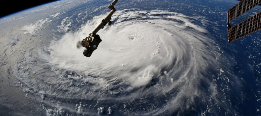 VIDEO: El ojo del huracán Florence se muestra en increíbles imágenes tomadas desde un avión