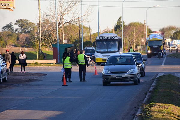 Se refuerzan los controles en rutas de Santa Fe