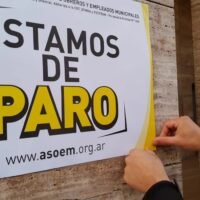 ASOEM profundiza el conflicto y convoca a un paro de 48 horas en toda la región