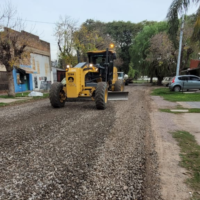 El Municipio santafesino lleva adelante un plan de ripiado en la zona norte de la ciudad