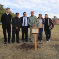 Se realizó el acto homenaje al Papa Francisco en la calle que lleva su nombre en Recreo