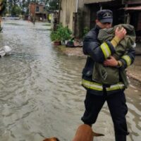 Vera vive el peor momento de su historia: más de 450 mm en seis horas