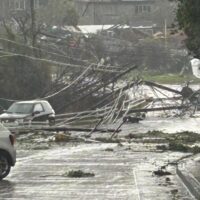 Al menos ocho heridos tras el paso de un tornado en el sur de Chile