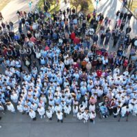 ¡Sí, prometo! dijeron más de 350 alumnos en el Paseo del Centenario de Recreo