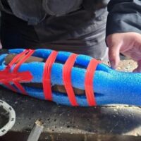 Encontraron una bala de cañón en la escuela Normal de San Justo
