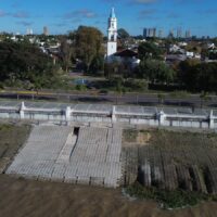 Finalizaron los trabajos de mantenimiento de las defensas en la Costanera santafesina