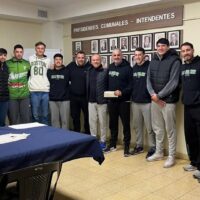 Apoyo de la Municipalidad de Laguna Paiva al básquet de Alumni