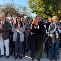 Concejales de Recreo acompañaron la promesa de lealtad a la bandera