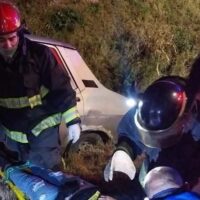 Una mujer herida por siniestro vial en el ingreso a Monte Vera
