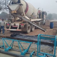Avanza el pavimento en San Martín, calle que tendrá sentido junto a Quiroga