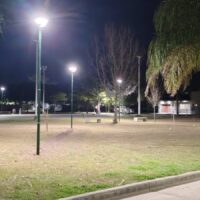 Nuevas luminarias en las Plazoletas René Tibaldo y Catalina Batuello de Llambi Campbell
