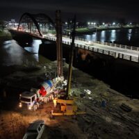 Avanza el nuevo puente entre Santa Fe y Santo Tomé