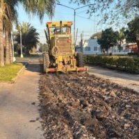 Comenzaron las obras de pavimentación en Candioti
