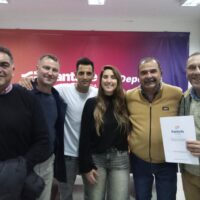 El Club Colón de Emilia firmó un convenio para compra de materiales