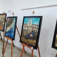 “El eco de la lanza”: Últimos días para visitar la muestra en el Concejo Municipal de Recreo
