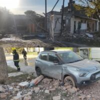 Tostado: una fuerte explosión en una metalúrgia dejó heridos y daños estructurales  