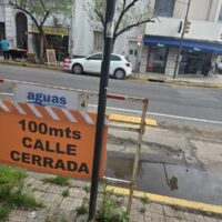 Se realizarán cortes de tránsito en el micro y macro centro por obras de Aguas Santafesinas