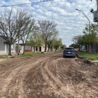 Calle Güemes: avanza el programa de pavimento urbano en Recreo