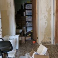 Vandalismo y saqueo en un centro barrial de Santa Fe