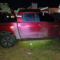 Camioneta sin patente robada en Buenos Aires es detenida en Santa Clara de Buena Vista