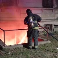Controlaron un incendio en el subsuelo del ex Hospital Italiano en Santa Fe