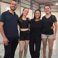 La patinadora de Juventud Unida, Inés Brandt, participó de un Campus