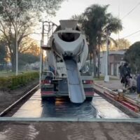 Candioti inicia una obra histórica: las primeras calles pavimentadas