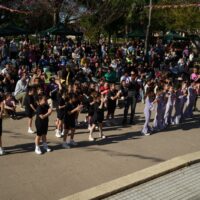 Recreo celebró el día del estudiante y de la primavera en plaza San Martín