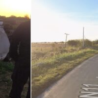 Dos personas atrapadas tras un vuelco en la Ruta Nacional 11
