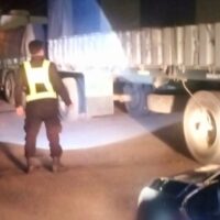Un camionero confesó haber consumido cocaína durante un operativo vial en San Cristóbal