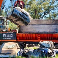 Provincia comenzó a compactar los vehículos alojados en el predio de la PDI en Recreo