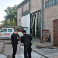 Un principio de incendio generó alarma en una fábrica de alimentos en Recreo