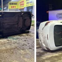 Violento vuelco en plena Blas Parera de Santa Fe