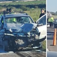 Fuerte accidente en circunvalación oeste de Recreo