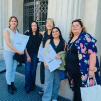 Talleres Comunales de Arroyo Aguiar estuvieron en ATE Casa España