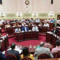 Concejales de Recreo asistieron a la Audiencia Pública por la nueva ley municipal