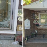 Vandalizaron la ermita de la Virgen de Guadalupe en zona norte de Recreo