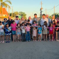 El gobernador Pullaro inauguró y anunció más obras de mejoras urbanas en Monte Vera