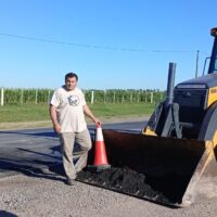 La Comuna de Llambi Campbell comenzó con las reparaciones urgentes en la Ruta Nacional 11