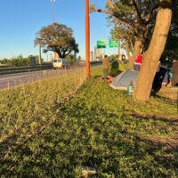 Pescadores acampan en el ingreso a Santa Fe por la suspensión del acopio