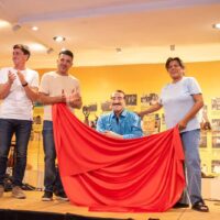 Se inauguró una escultura que rinde homenaje a “Chiquito” Uleriche