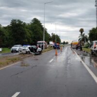 Grave accidente en la Autovía 19: cinco personas fueron trasladadas al hospital Cullen