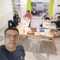 Acto de fin de temporada de los talleres de AMSAFE Laguna Paiva