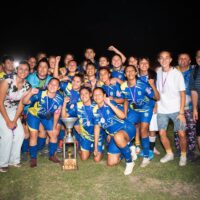 Central Oeste, campeonas de la 4° Copa Ciudad de Recreo de Fútbol Femenino