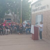 La Vecinal Brigadier Estanislao López de Laguna Paiva inauguró su renovado salón