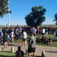 Expectativa por la llegada de Messi al aeropuerto de Sauce Viejo