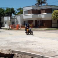 la Municipalidad de Santa Fe restableció el tránsito en la intersección de Roque Sáenz Peña y Crespo