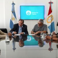 La Municipalidad de Santa Fe y ATE firmaron un acuerdo para fortalecer el sistema de videovigilancia en la zona costera