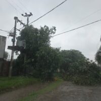Intensas lluvias, anegamientos y un amplio corte de energía en Recreo